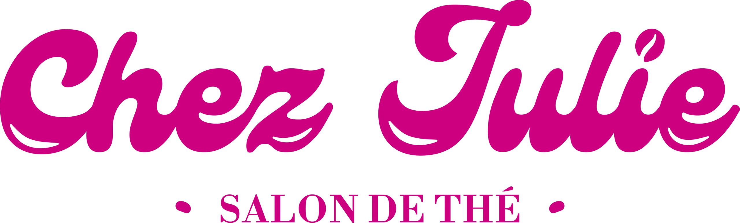 Logo Primaire - Chez Julie - Fuchsia