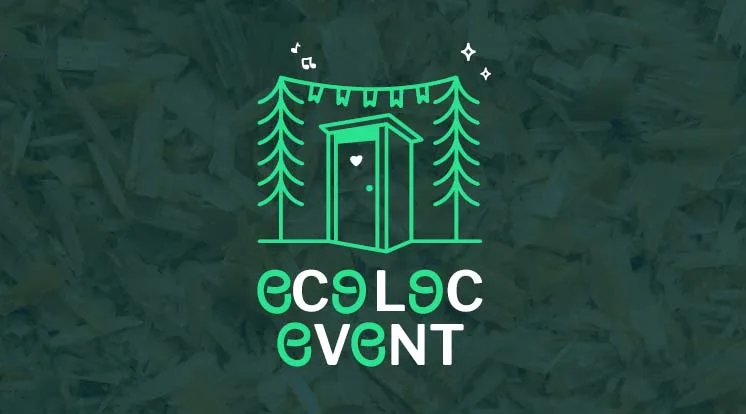 Eco Loc Event : Création du logo, site web vitrine et supports de communication pour un spécialiste des toilettes sèches
